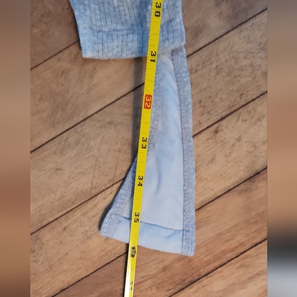 Jenni Intimates Heather Grey Ribbed Shortsleeve Bodysuit - Picture 7 of 8